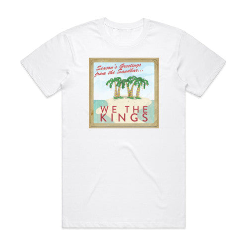 We the Kings Seasons Greetings From The Sandbar Album Cover T-Shirt White