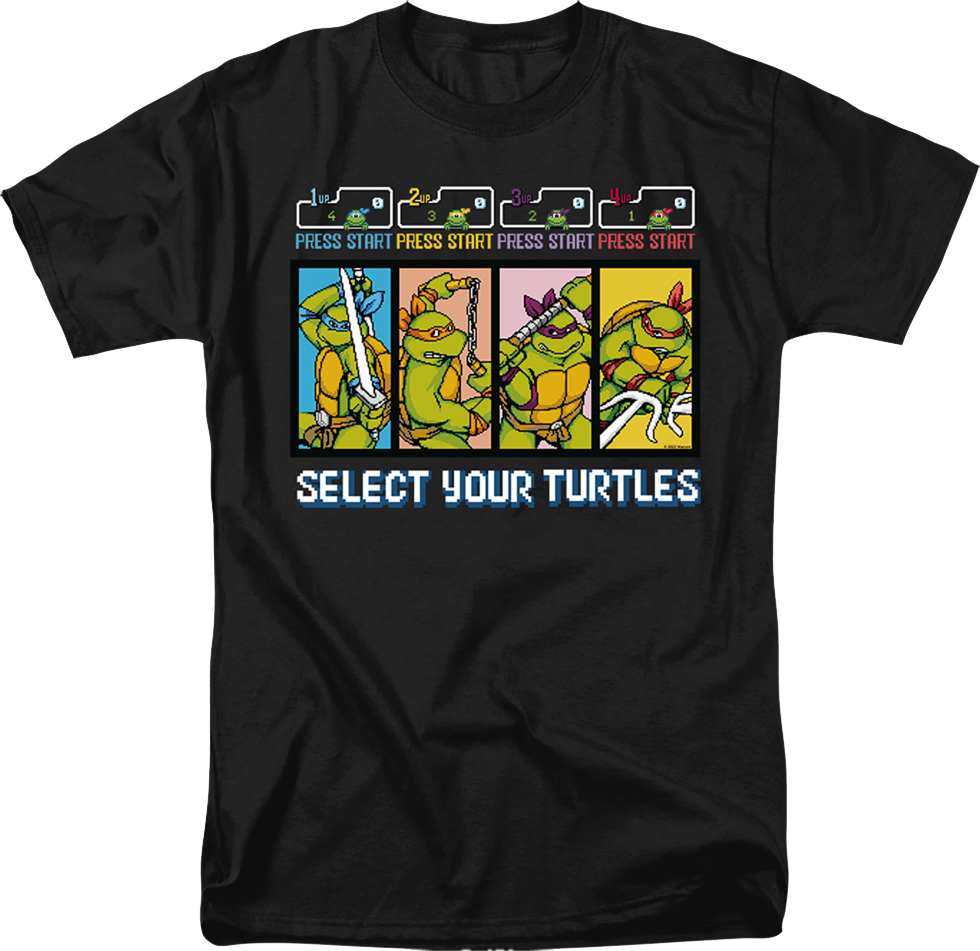 Select Your Turtles Teenage Mutant Ninja Turtles T-Shirt