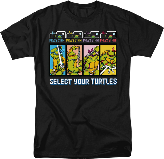 Select Your Turtles Teenage Mutant Ninja Turtles T-Shirt