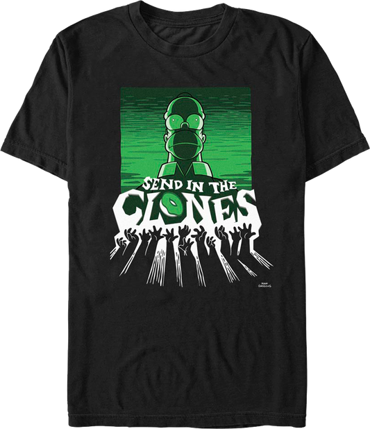 Send In The Clones The Simpsons T-Shirt