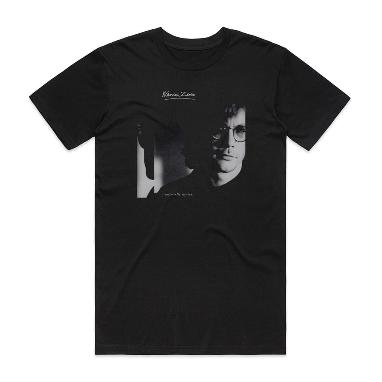 Warren Zevon Sentimental Hygiene T-Shirt Black