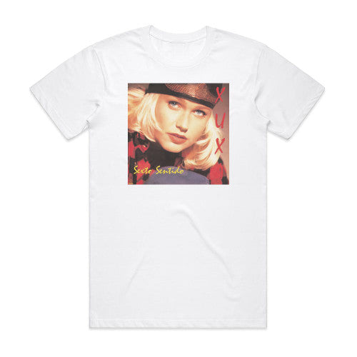 Xuxa Sexto Sentido Album Cover T-Shirt White