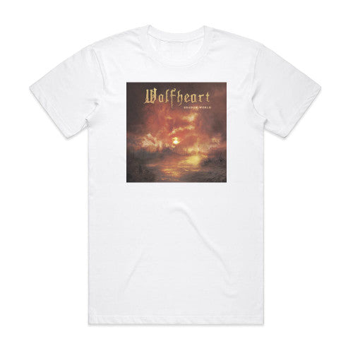 Wolfheart Shadow World Album Cover T-Shirt White