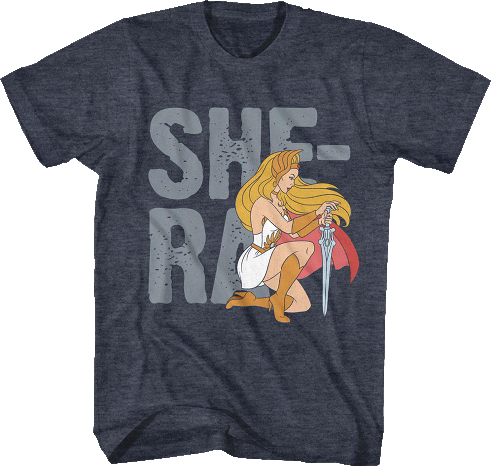 She-Ra Kneeling Pose Masters of the Universe T-Shirt