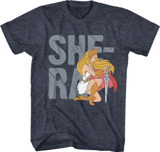 She-Ra Kneeling Pose Masters of the Universe T-Shirt