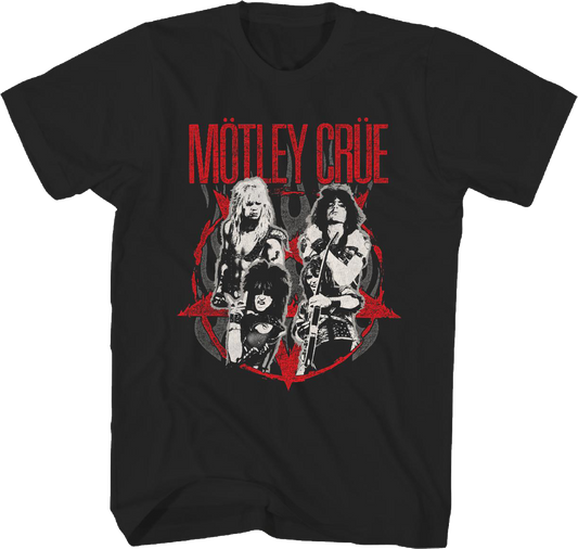 Shout At The Devil Flames Motley Crue T-Shirt