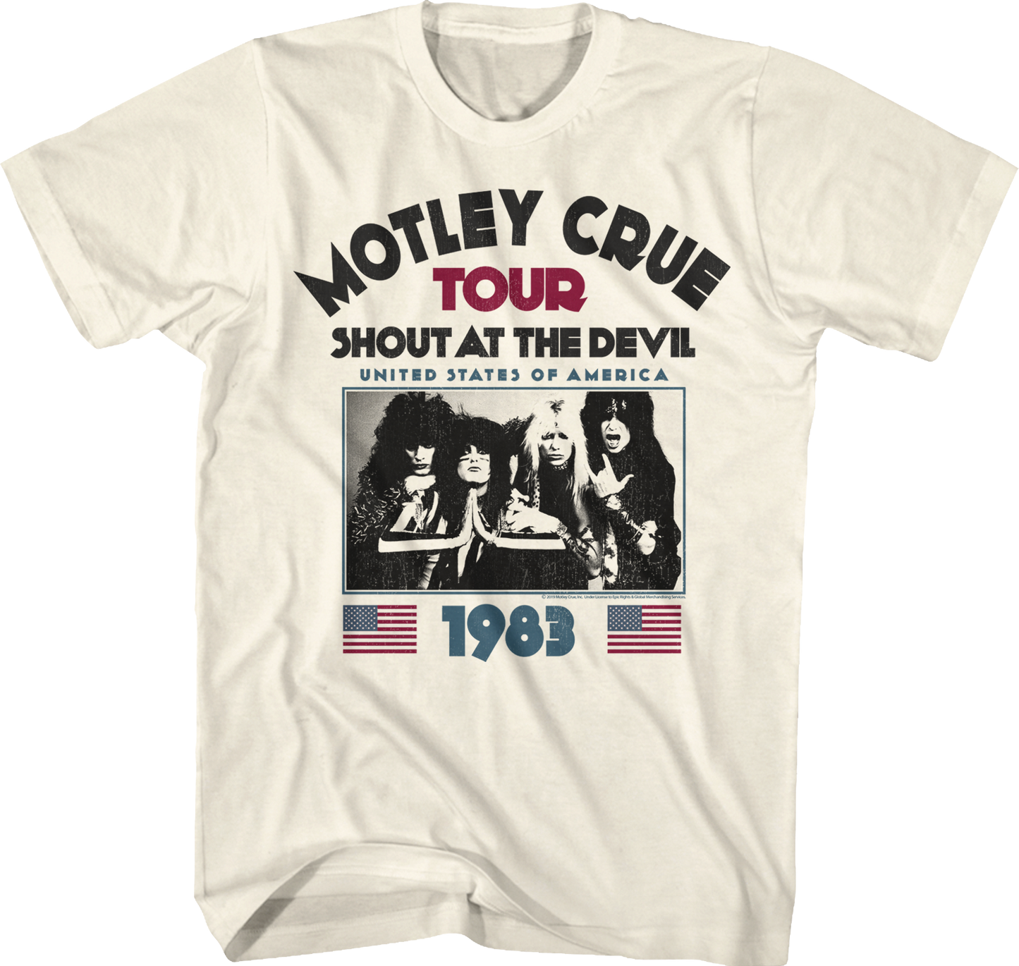 Shout At The Devil Tour Motley Crue T-Shirt