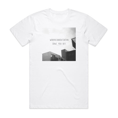 worriedaboutsatan Shut You Off Album Cover T-Shirt White