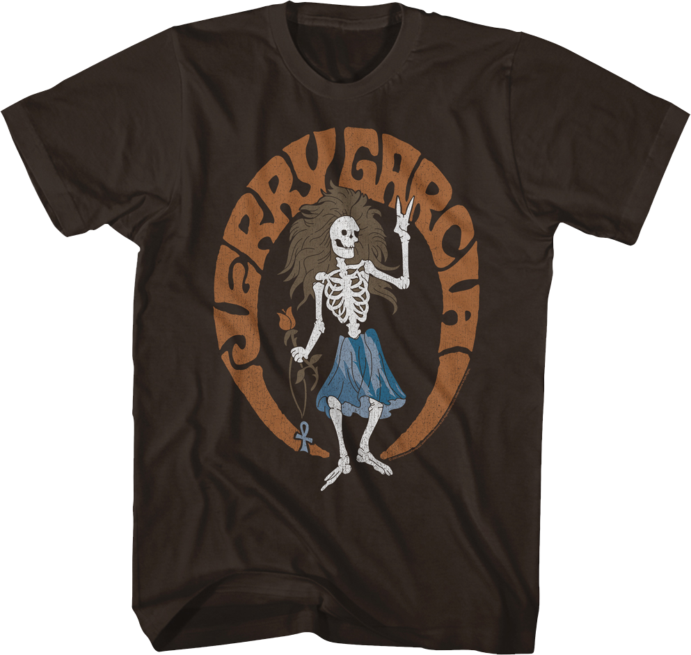 Skeleton Jerry Garcia T-Shirt