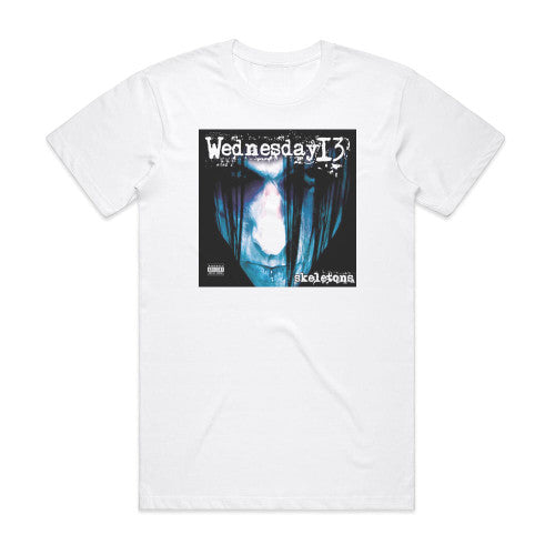 Wednesday 13 Skeletons 2 Album Cover T-Shirt White