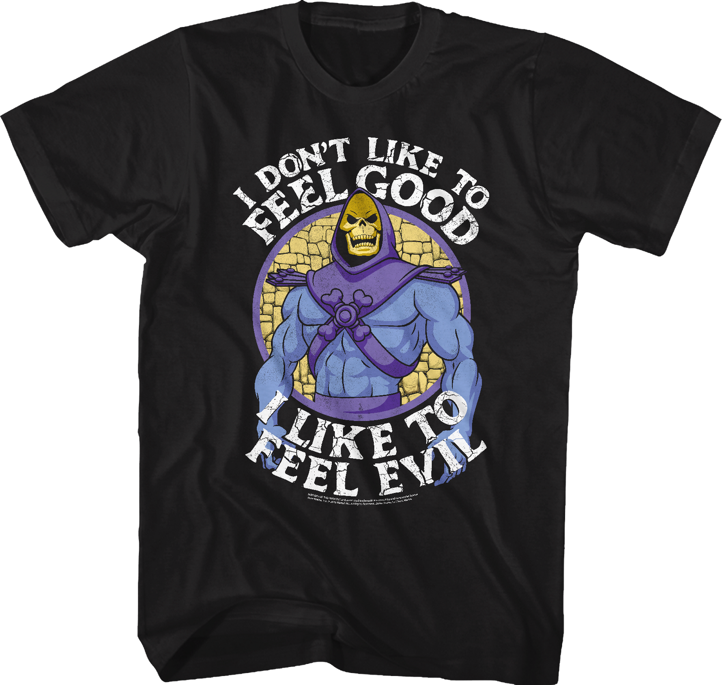 Skeletor I Like to Feel Evil Masters of the Universe T-Shirt