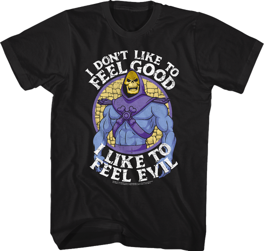 Skeletor I Like to Feel Evil Masters of the Universe T-Shirt