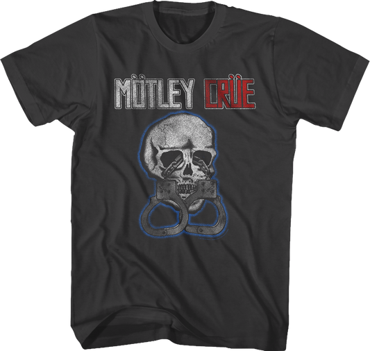 Skull And Handcuffs Motley Crue T-Shirt