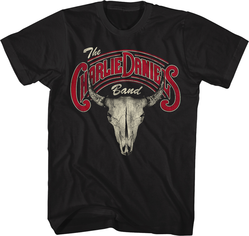 Skull & Logo Charlie Daniels Band T-Shirt