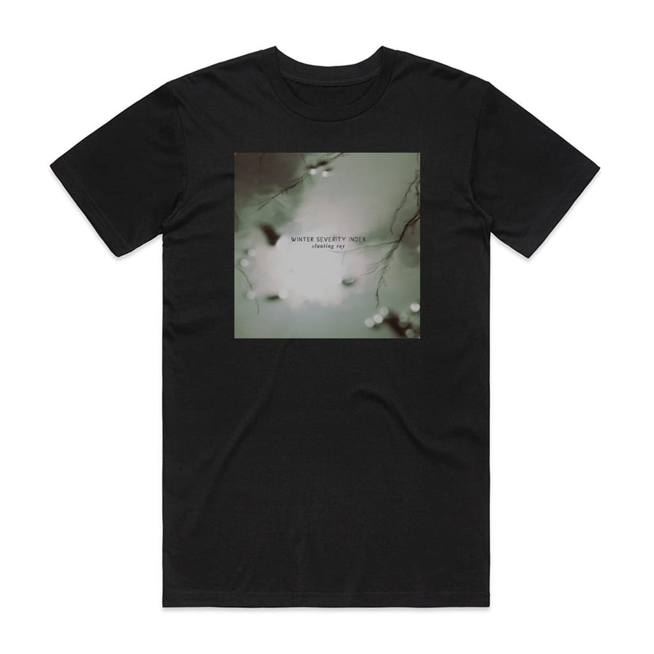 Winter Severity Index Slanting Ray T-Shirt Black