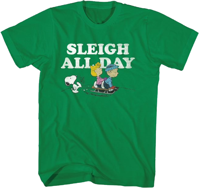 Sleigh All Day Peanuts T-Shirt