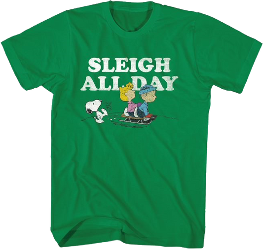 Sleigh All Day Peanuts T-Shirt