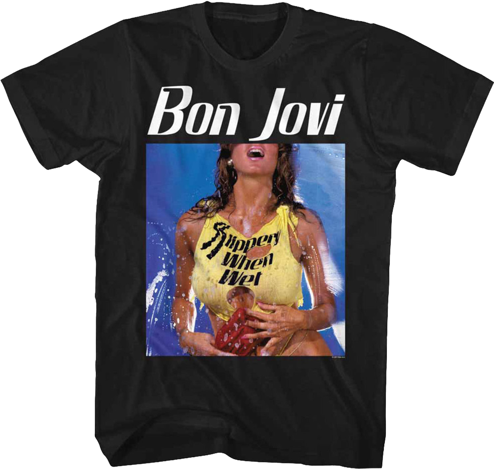 Slippery When Wet Bon Jovi Shirt