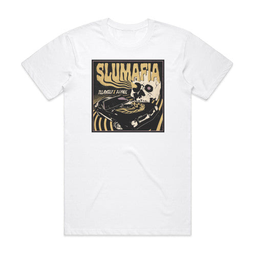 Yelawolf Slumafia Album Cover T-Shirt White