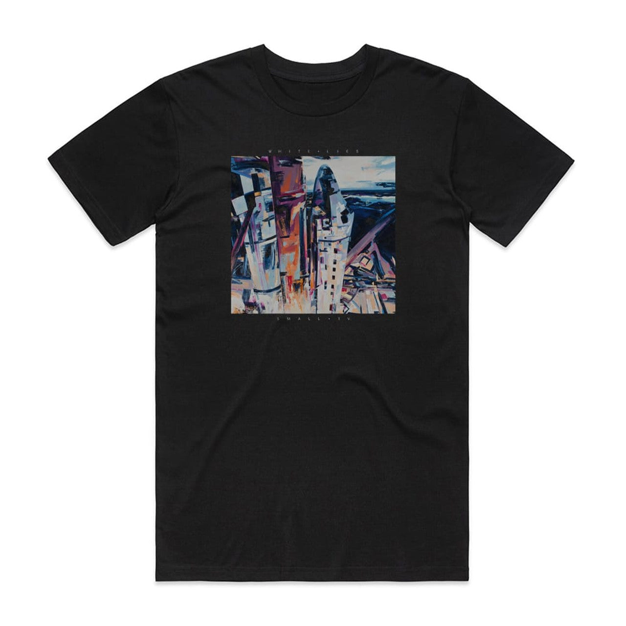 White Lies Small Tv T-Shirt Black