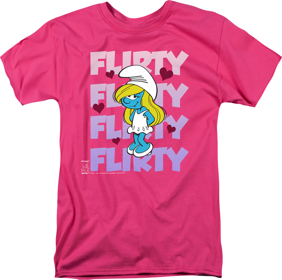 Smurfette Flirty Smurfs T-Shirt