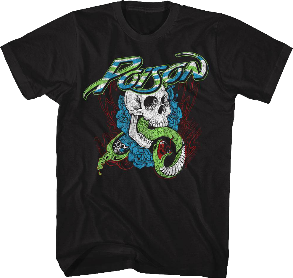 Snake and Skull Poison T-Shirt