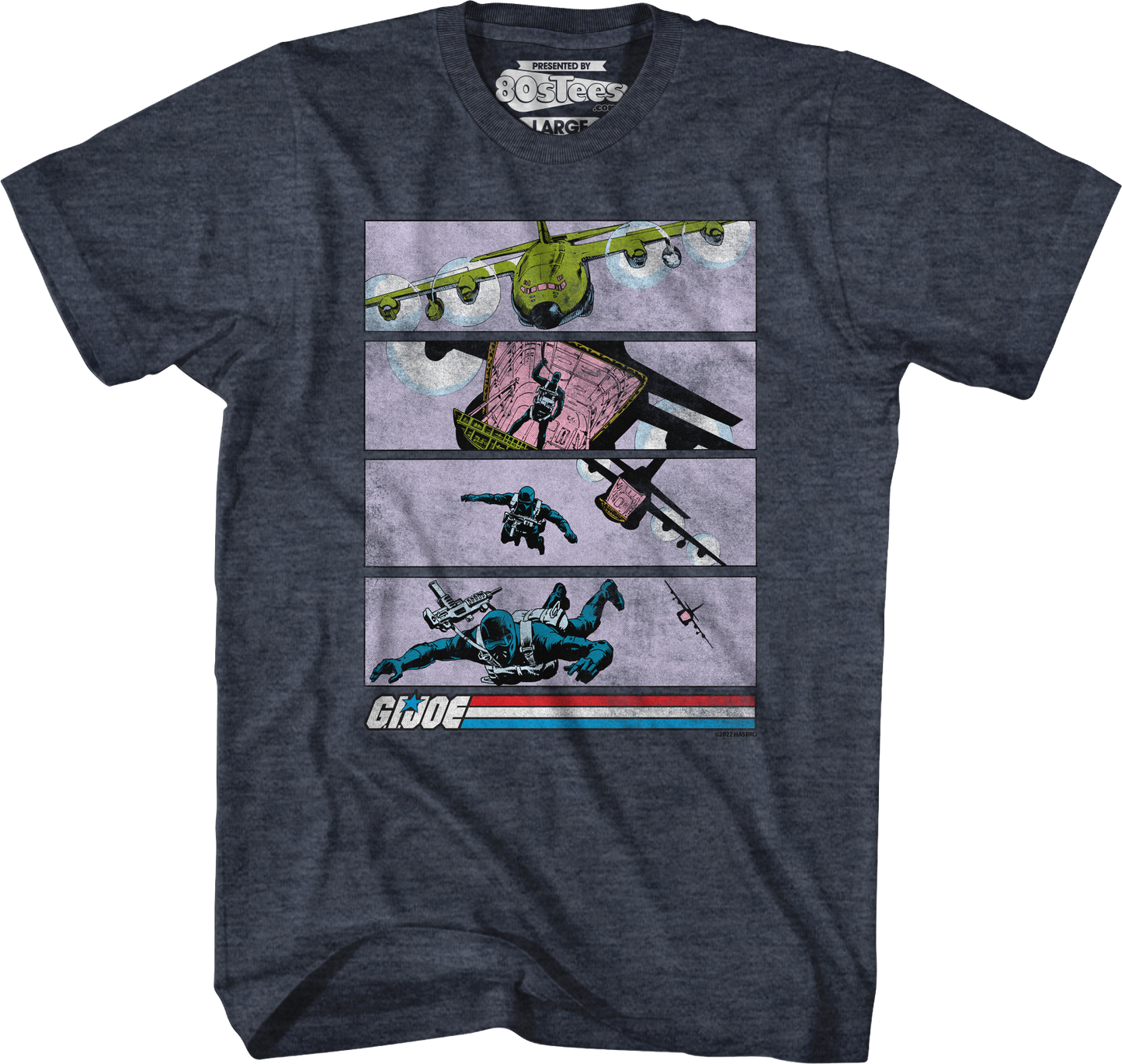 Snake Eyes Dropping In GI Joe T-Shirt