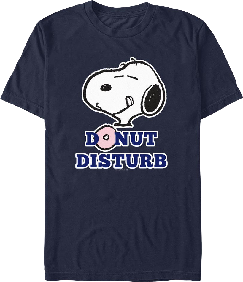 Snoopy Donut Disturb Peanuts T-Shirt