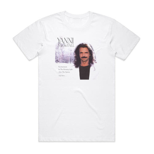 Yanni Snowfall Album Cover T-Shirt White