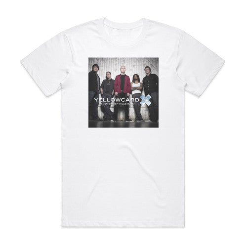 Yellowcard Something Of Value Live Album Cover T-Shirt White