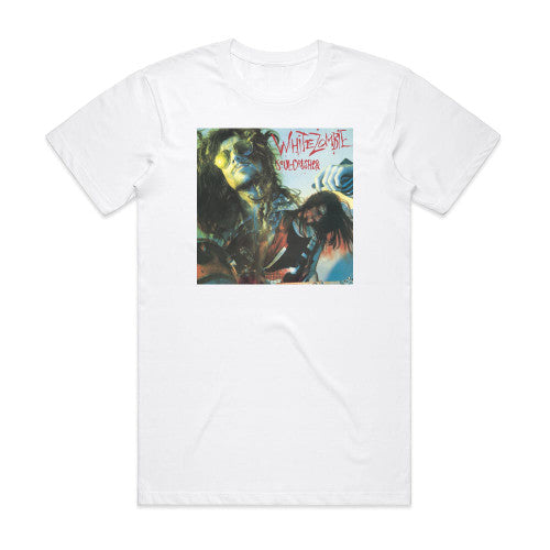 White Zombie Soul Crusher Album Cover T-Shirt White