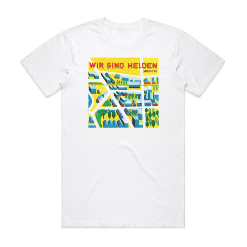 Wir sind Helden Soundso Album Cover T-Shirt White