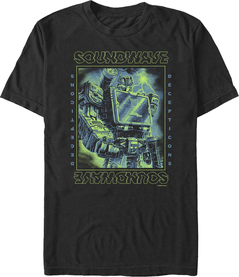 Soundwave Poster Transformers T-Shirt