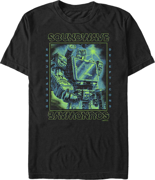 Soundwave Poster Transformers T-Shirt