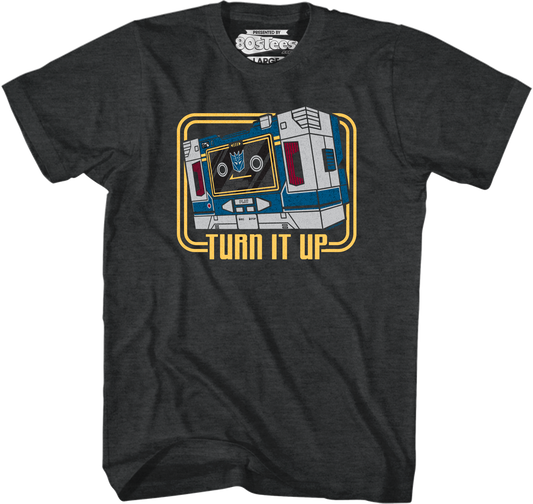 Soundwave Turn It Up Transformers T-Shirt