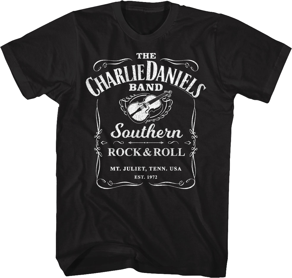 Southern Rock & Roll Charlie Daniels Band T-Shirt