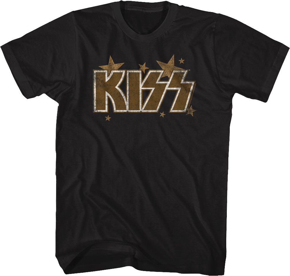 Starry Logo KISS T-Shirt