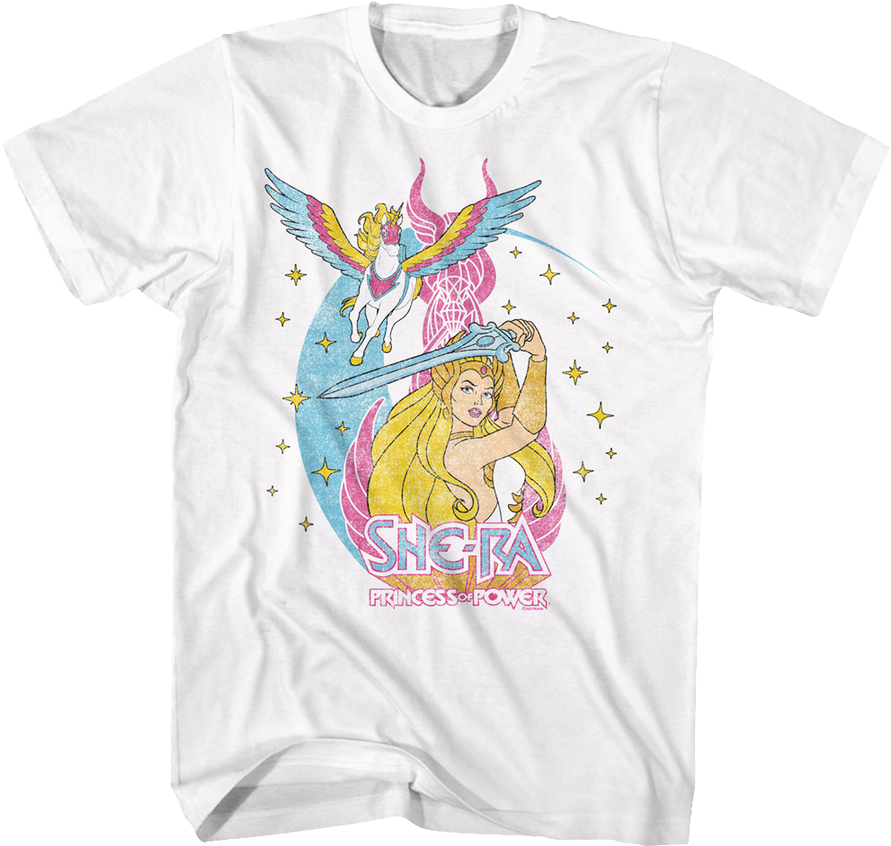 Starry Swift Wind and She-Ra Masters of the Universe T-Shirt