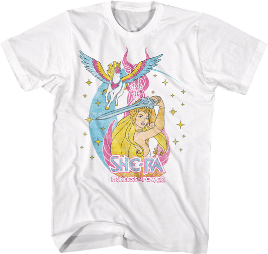 Starry Swift Wind and She-Ra Masters of the Universe T-Shirt