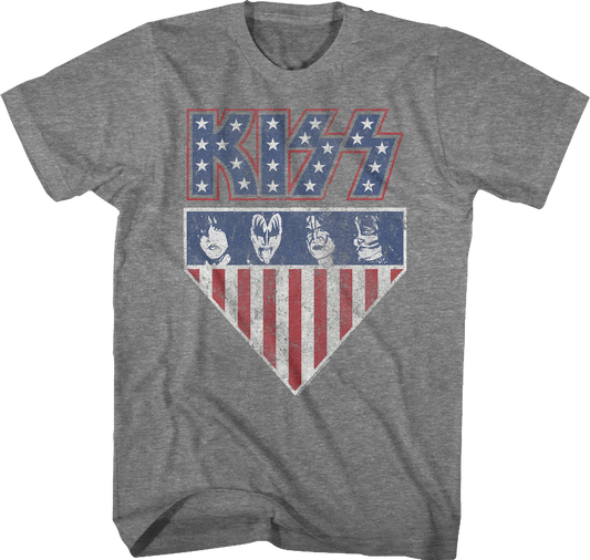 Stars And Stripes KISS T-Shirt