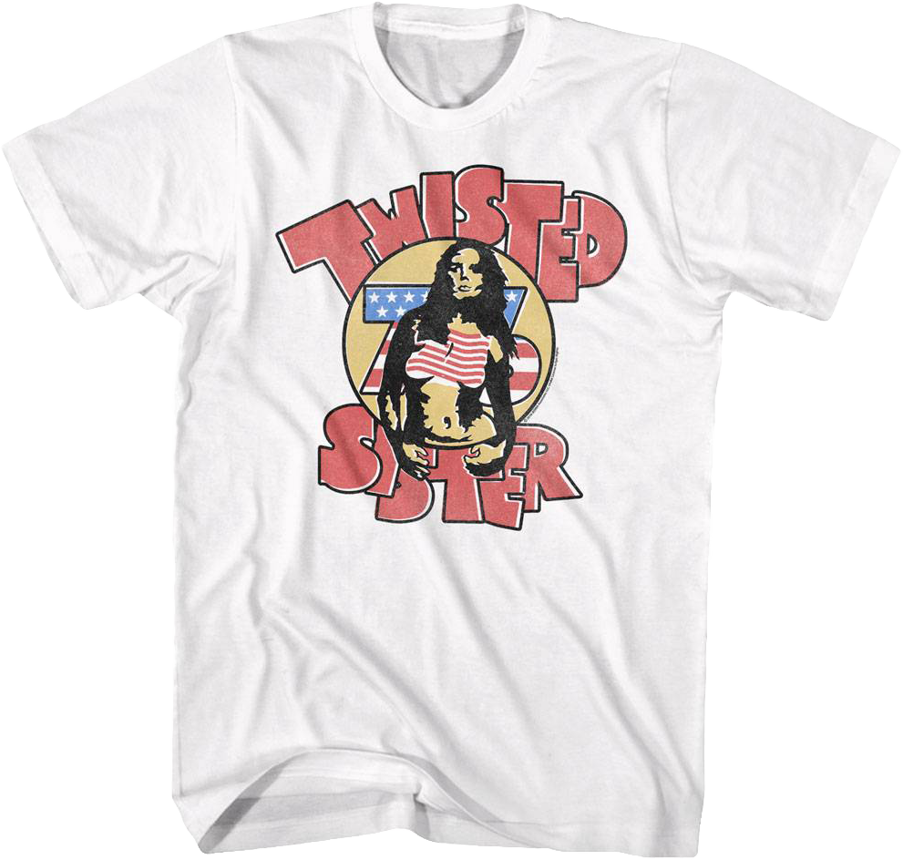 Stars and Stripes Twisted Sister T-Shirt