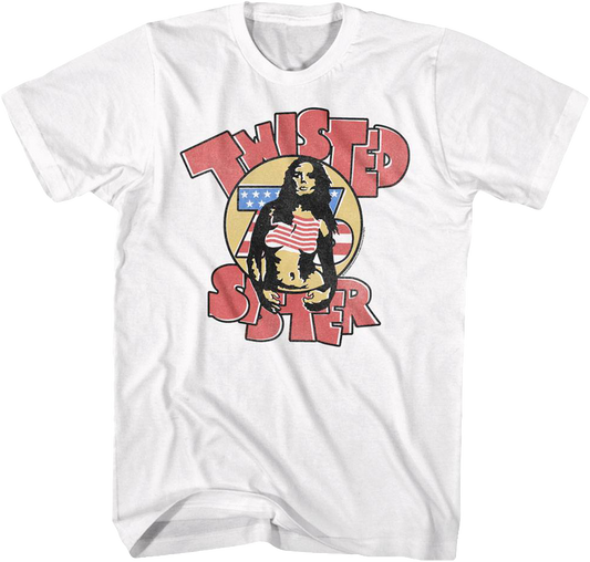 Stars and Stripes Twisted Sister T-Shirt