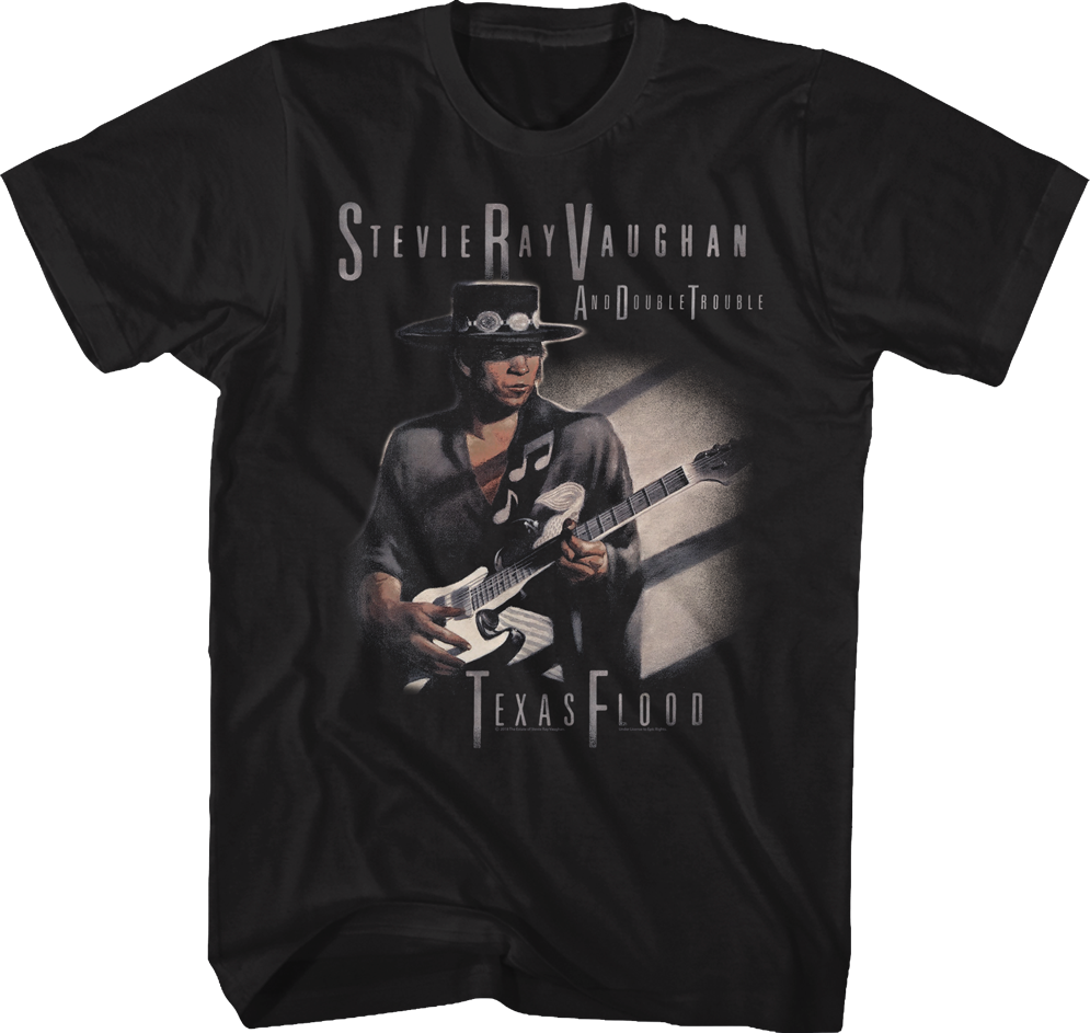 Stevie Ray Vaughan and Double Trouble Texas Flood T-Shirt