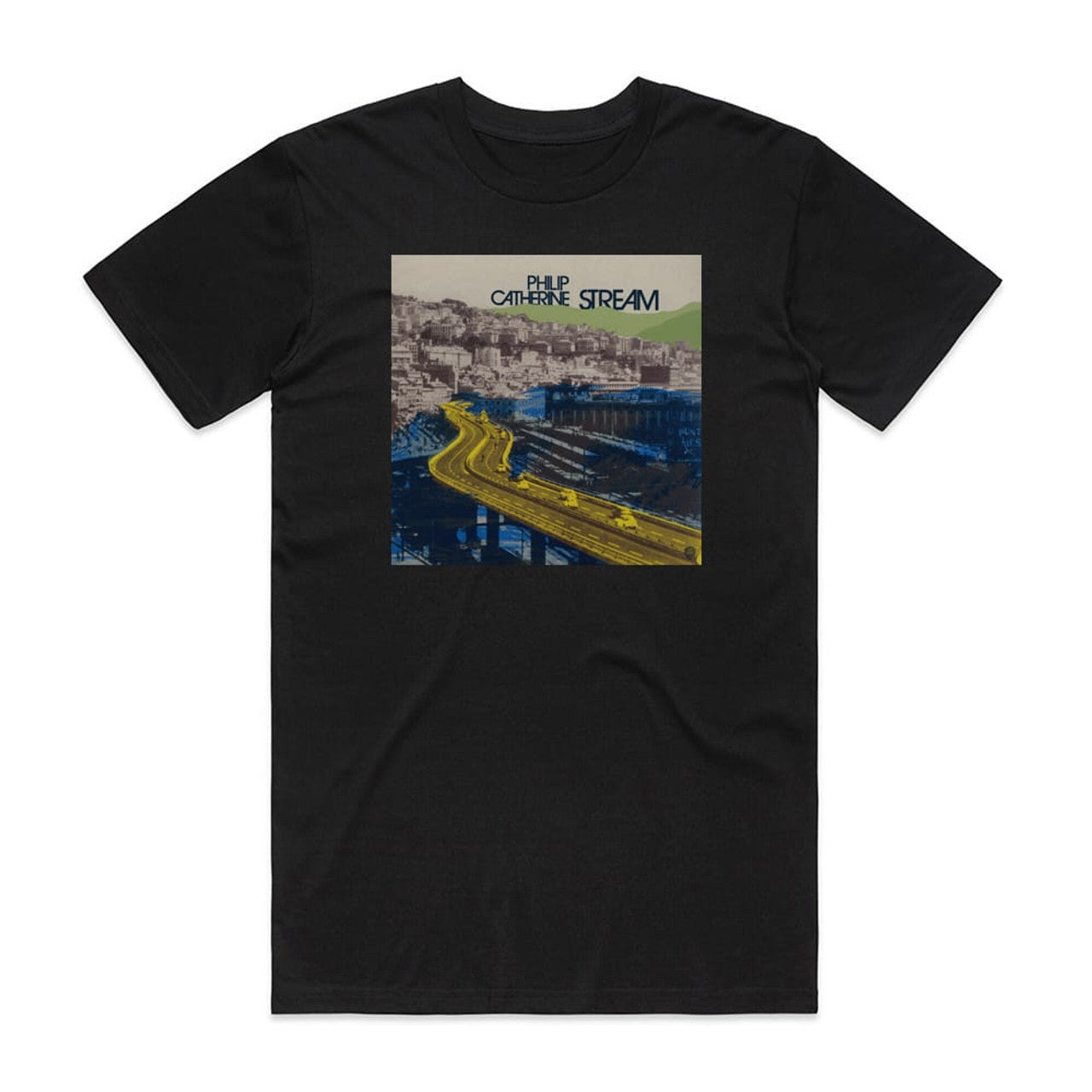 Philip Catherine Stream T-Shirt Black