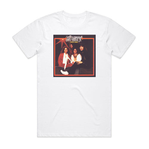 Y and T Struck Down Album Cover T-Shirt White