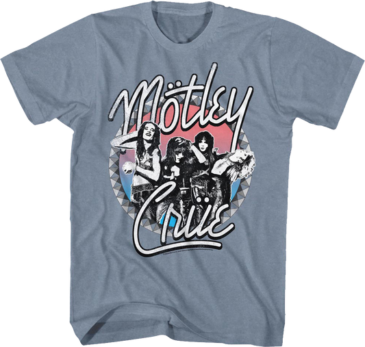 Studded Circle Photo Motley Crue T-Shirt