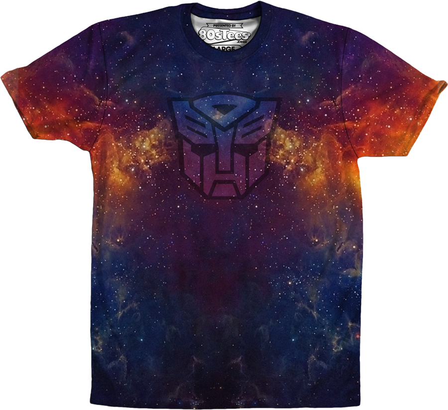 Sublimation Galaxy Autobot Logo Transformers Shirt