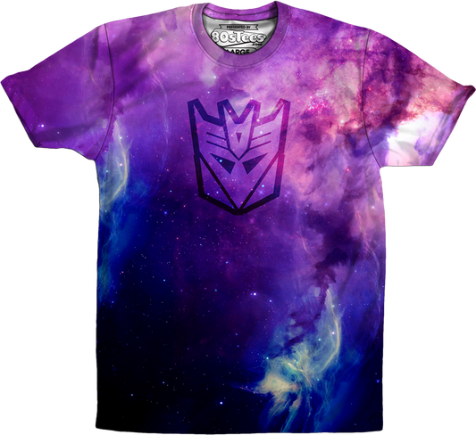 Sublimation Galaxy Decepticon Logo Transformers Shirt