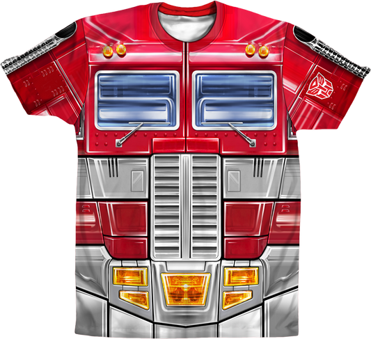 Sublimation Optimus Prime Costume T-Shirt