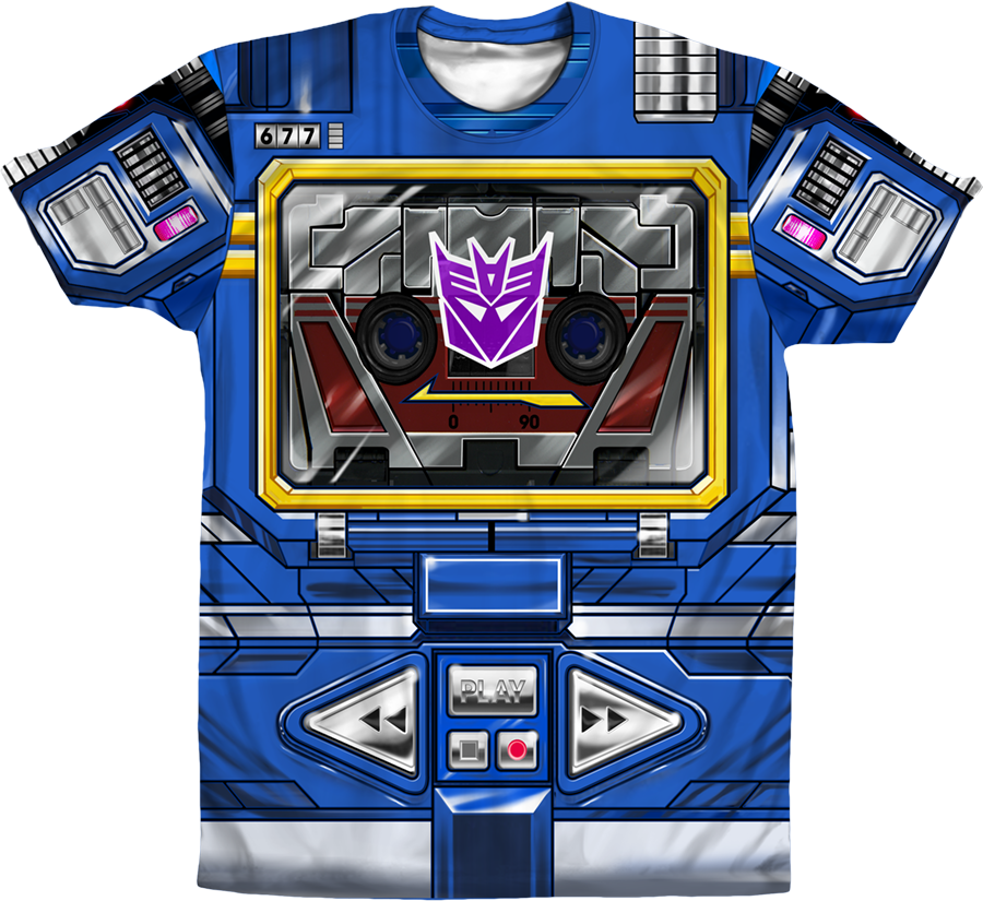 Sublimation Soundwave Costume T-Shirt